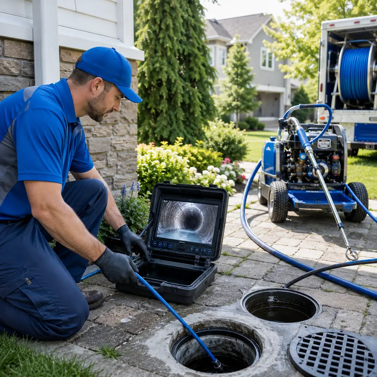 Outdoor drain cleaning professionals serving Summerfield, NC